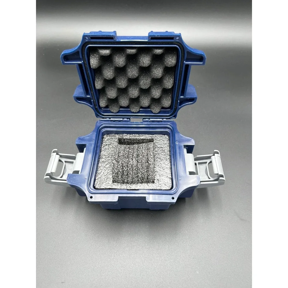 Invicta Limited Edition Impact Case Single Slot Watch Box Blue Plastic Rugged